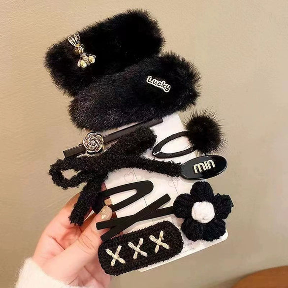 Women's Fabric Handmade Cartoon Plants And Flowers Style Side Bangs Hairpin Hair Accessories