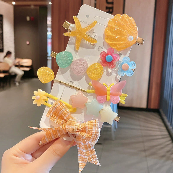 Women's Fabric Handmade Cartoon Plants And Flowers Style Side Bangs Hairpin Hair Accessories