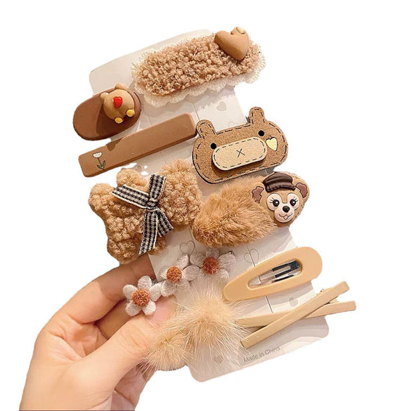 Women's Fabric Handmade Cartoon Plants And Flowers Style Side Bangs Hairpin Hair Accessories