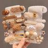 Women's Fabric Handmade Cartoon Plants And Flowers Style Side Bangs Hairpin Hair Accessories