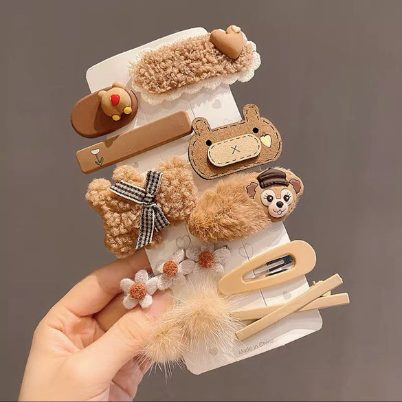 Women's Fabric Handmade Cartoon Plants And Flowers Style Side Bangs Hairpin Hair Accessories