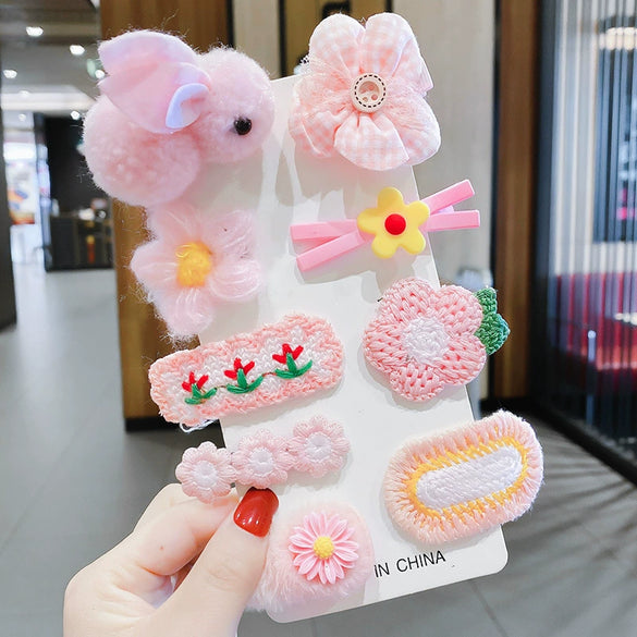 Women's Fabric Handmade Cartoon Plants And Flowers Style Side Bangs Hairpin Hair Accessories