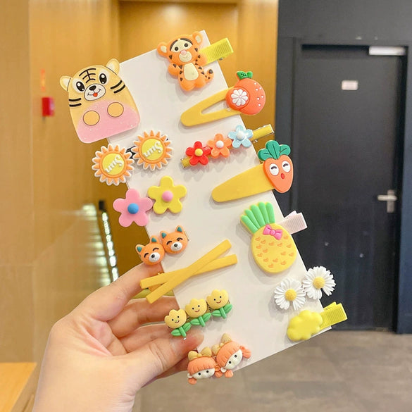 Women's Fabric Handmade Cartoon Plants And Flowers Style Side Bangs Hairpin Hair Accessories