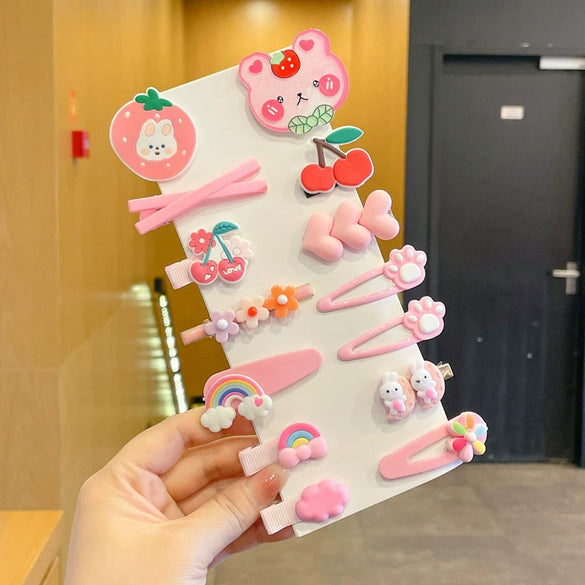 Women's Fabric Handmade Cartoon Plants And Flowers Style Side Bangs Hairpin Hair Accessories