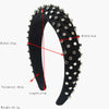 Women's Fabric Head Hoop Fashion Style Rivet Inlay Allmatch Hair Accessories