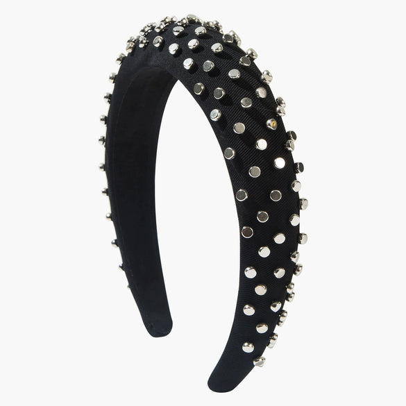 Women's Fabric Head Hoop Fashion Style Rivet Inlay Allmatch Hair Accessories