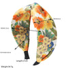 Women's Fabric Headband With Plants Flowers Print Vacation Style Hair Accessory