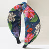 Women's Fabric Headband With Plants Flowers Print Vacation Style Hair Accessory