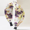 Women's Fabric Headband With Plants Flowers Print Vacation Style Hair Accessory