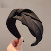 Women's Fabric Minimalist Handmade Widebrimmed High Cranial Top Headband Hair Accessory