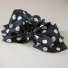 Women's Fabric Wave Dot Big Bow Handmade Hairpin Shark Clip Headwear