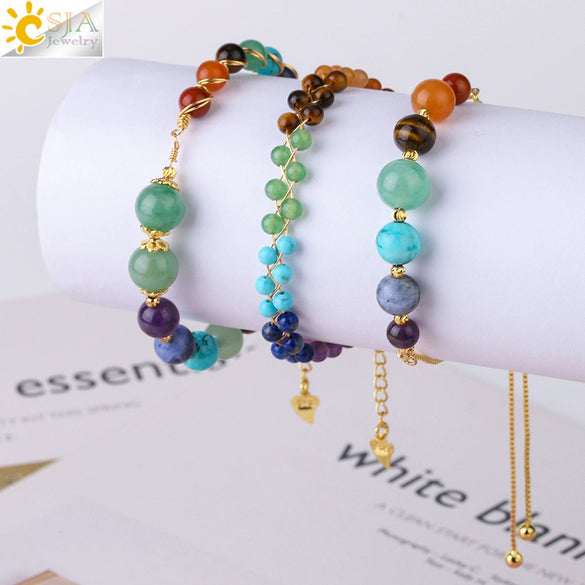 Women's Fashion Agate Crystal Bracelet With Star Pattern Simple Creative Personality Jewelry