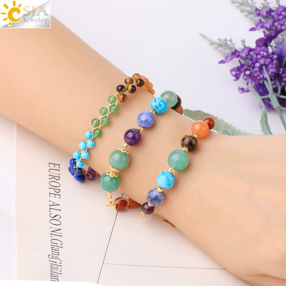 Women's Fashion Agate Crystal Bracelet With Star Pattern Simple Creative Personality Jewelry