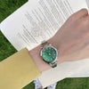 Women's Fashion Alloy Band Round Dial Quartz Bracelet Watch