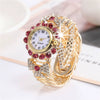 Women's Fashion Alloy Bracelet Quartz Watch With Round Dial