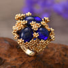 Women's Fashion Alloy Open Geometric Branch Ring With Zircon Crystal Accents Set With Stones
