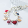 Women's Fashion Alloy Rhinestone Necklace With Animal Zodiac Heart Shape Flower Pendant Set With Diamonds