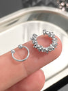 Women's Fashion Alloy Ushaped Electroplated Ear Clip Twopiece Set For Nonpierced Ears