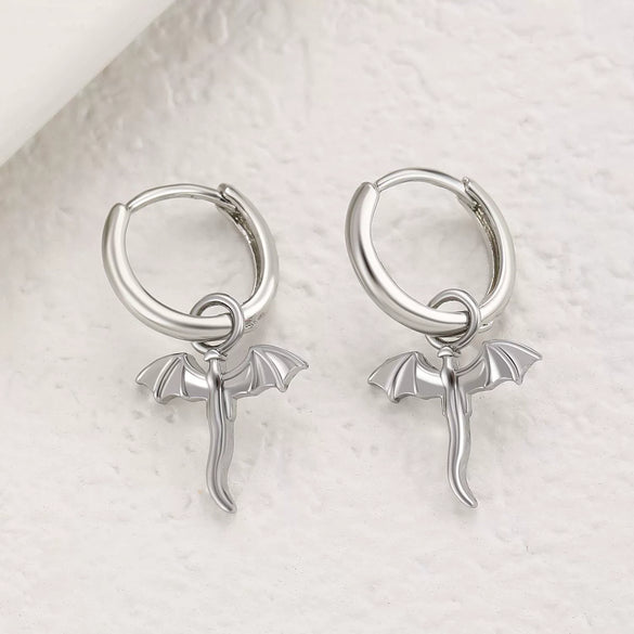 Women's Fashion Animal Zodiac Dragon Copper Electroplated Earrings