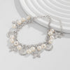 Women's Fashion Anklet With Iron Chain Alloy And Imitation Pearl Star Pattern