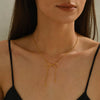 Women's Fashion Bow Pendant Necklace With Copper Chain Simple Electroplated Clavicle Necklace Exquisite Minimalist Jewelry