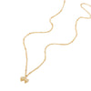 Women's Fashion Bow Pendant Necklace With Copper Chain Simple Electroplated Clavicle Necklace Exquisite Minimalist Jewelry
