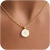 Women's Fashion Colorful Geometric Cross Pendant Necklace In Electroplated Copper With Regular Chain Elegant Versatile Clavicle Jewelry