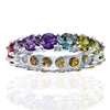 Women's Fashion Copper Geometric Zircon Ring