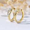 Women's Fashion Copper Zirconia Drop Shape Geometric Earrings