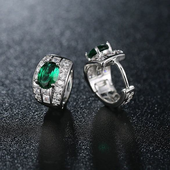 Women's Fashion Crystal Zircon Flower Water Drop Earrings In Casual Elegant Style With Full Crystal Inlay