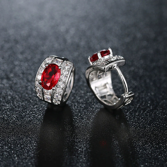 Women's Fashion Crystal Zircon Flower Water Drop Earrings In Casual Elegant Style With Full Crystal Inlay