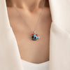 Women's Fashion Cute Helicopter Titanium Steel And Copper Clavicle Chain With Electroplating