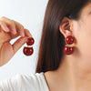 Women's Fashion Earrings Zinc Alloy Geometric Set With Pearls
