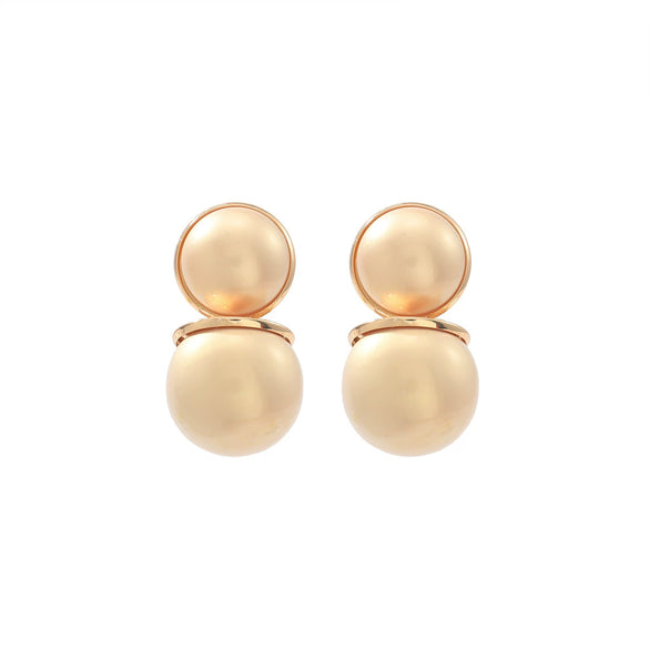 Women's Fashion Earrings Zinc Alloy Geometric Set With Pearls