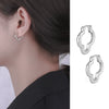 Women's Fashion Elegant Hollow Flower Zinc Alloy Earrings With Electroplating Treatment