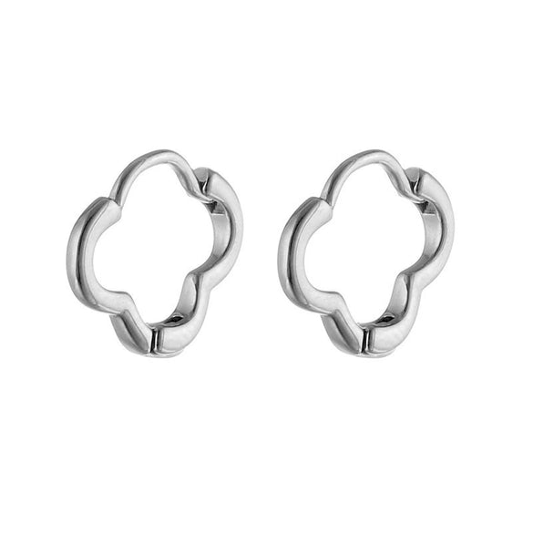Women's Fashion Elegant Hollow Flower Zinc Alloy Earrings With Electroplating Treatment