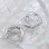 Women's Fashion Exaggerated Niche Earring Jewelry 316L Stainless Steel 18K Gold Plated