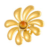 Women's Fashion Exaggerated Ring Stainless Steel Flower Geometric Electroplating Jewelry