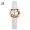 Women's Fashion Exquisite Waterproof Alloy Pu Belt Oval Dial Quartz Watch