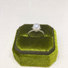 Women's Fashion Freshwater Pearl Ring In S925 Sterling Silver Round Shape