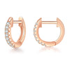 Women's Fashion Geometric Brass White Steel Star And Moon Constellations Electroplated Piercing Earrings