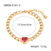 Women's Fashion Geometric Stainless Steel 18K Gold Electroplated Bracelet