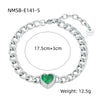 Women's Fashion Geometric Stainless Steel 18K Gold Electroplated Bracelet