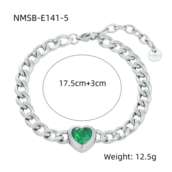 Women's Fashion Geometric Stainless Steel 18K Gold Electroplated Bracelet