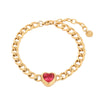 Women's Fashion Geometric Stainless Steel 18K Gold Electroplated Bracelet