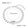 Women's Fashion Geometric Stainless Steel 18K Gold Electroplated Bracelet