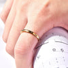 Women's Fashion Geometric Titanium Steel Ring Set With Diamonds