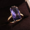 Women's Fashion Geometric Zircon Copper Ring Jewelry