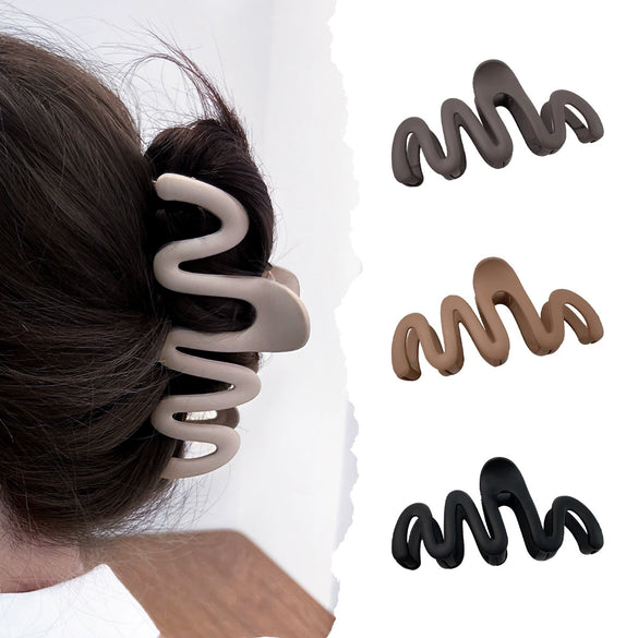 Women's Fashion Handmade Ps Material Shark Clip Hair Accessories