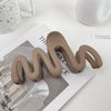 Women's Fashion Handmade Ps Material Shark Clip Hair Accessories